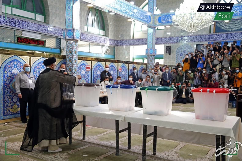 گزارش تصویری از رای دادن رئیسی